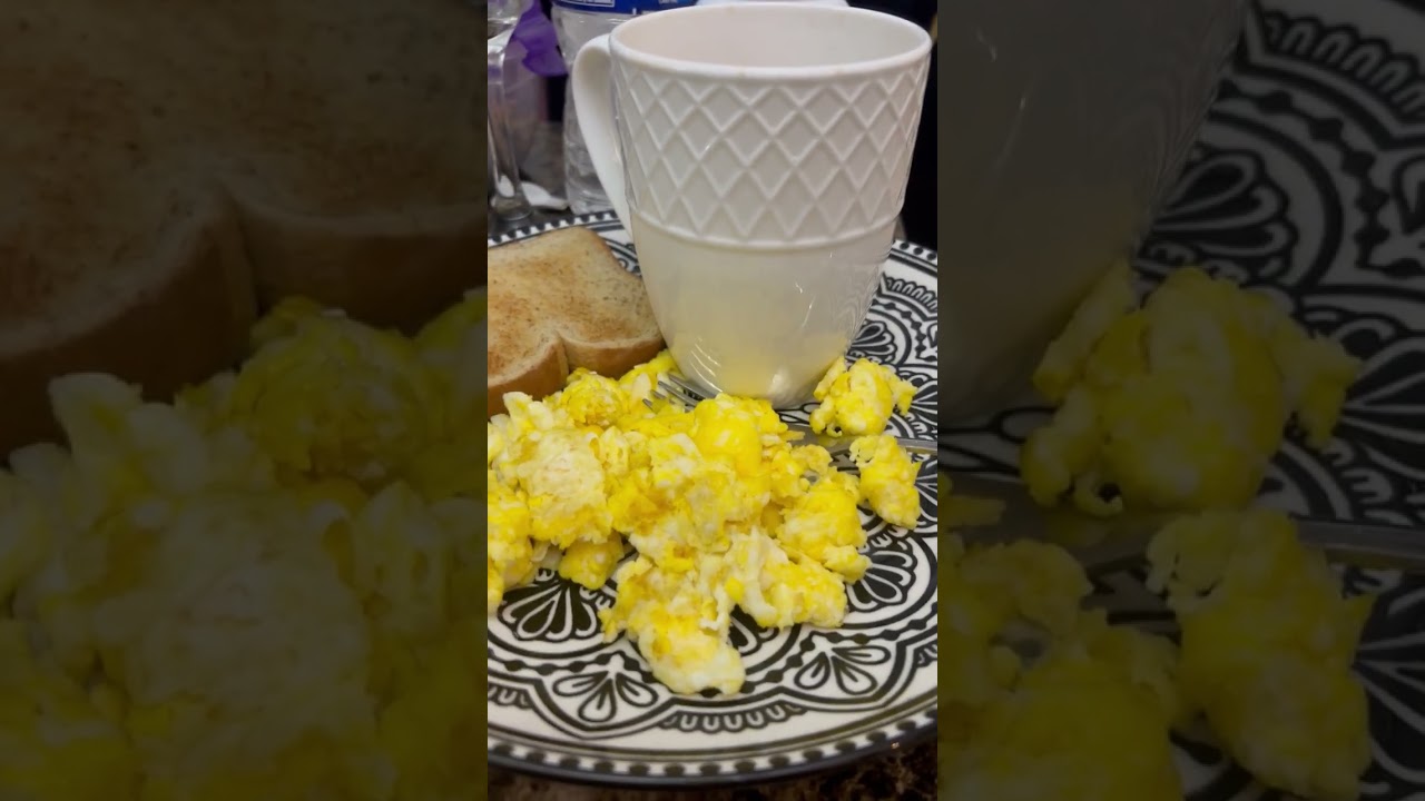 Good morning Breakfast eggs and chit chat #youtube #breakfast giveaway 
