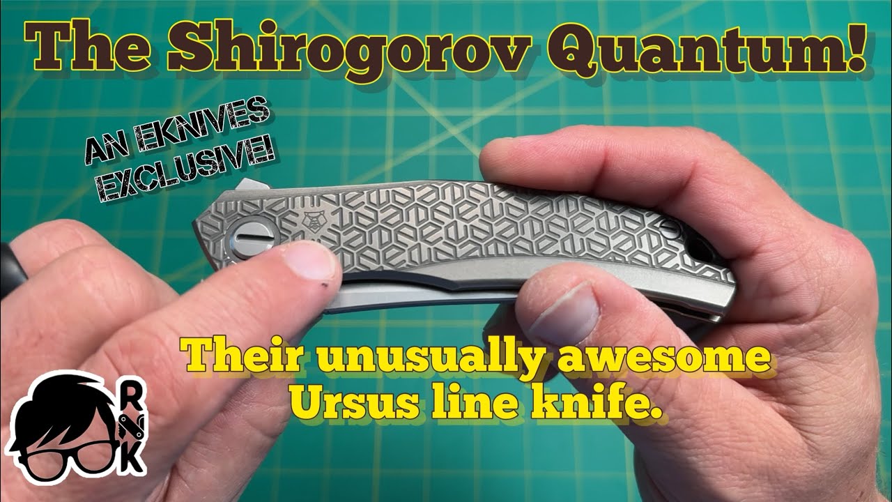 Потрясающая распаковка!! 😳 Эксклюзивный нож Shirogorov Chromax PM Quantum от eKnives из линейки U...