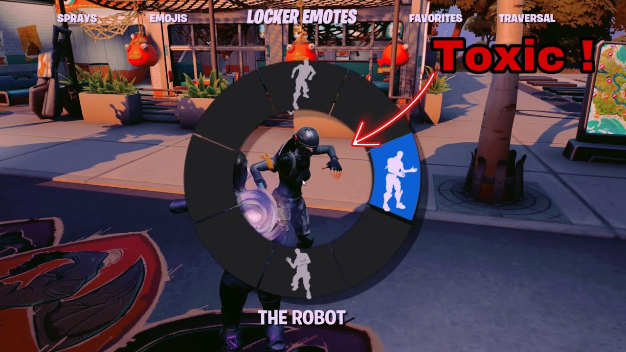 Emote Battle using 4 Item Shop Skins Destroying Toxic OG Players Party Royale
