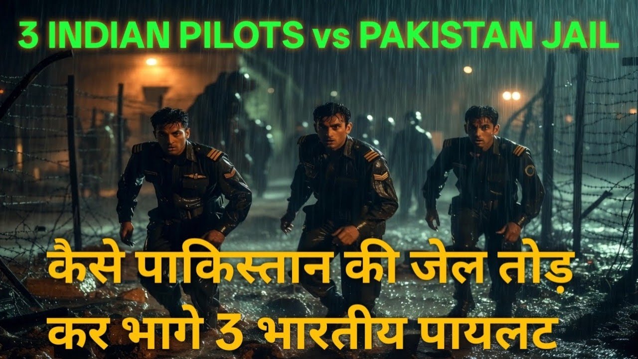 रावलपिंडी जेल से भागे 3 भारतीय पायलट | Pakistan POW Camp Escape Story (1972)