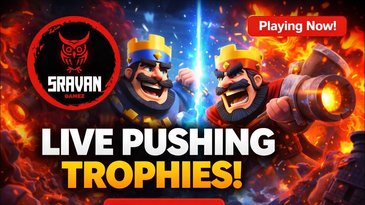 LIVE 🔴 Pushing Trophies to the Limit | Clash Royale #clashroyale #shorts #live