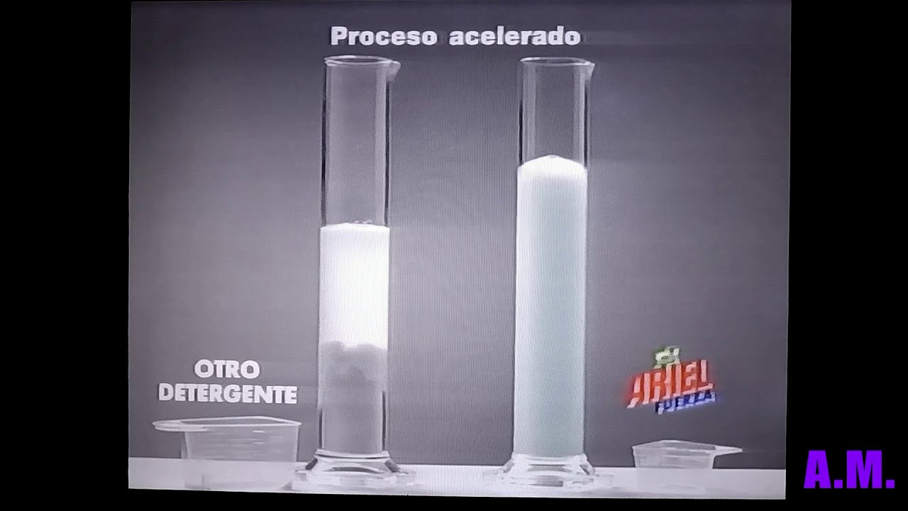 Ariel oro y Ariel fuerza anuncios años 90