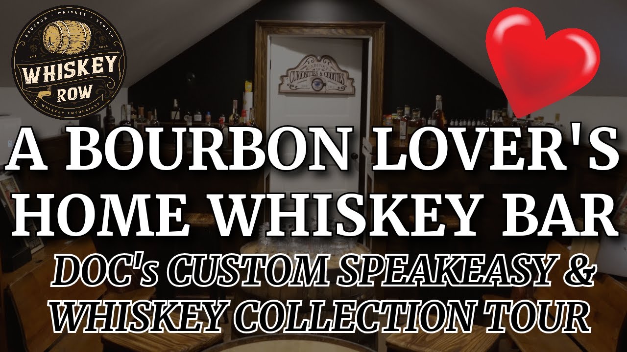 Best Home Whiskey Bar Setup PLUS whiskey Collection Tour!