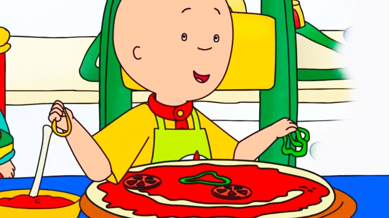 🍕Caillou | Caillou maakt een grote pizza | Nieuwe Hele Caillou Afleveringen | Nederlands Gesproken 🍕