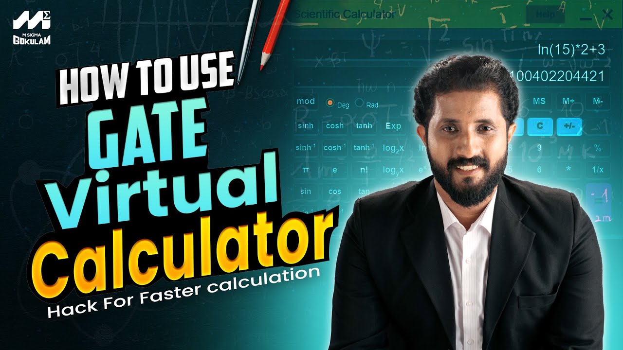GATE Virtual Calculator Guide 🔢 | How to Use It Like a Pro (Step-by-Step Tutorial)