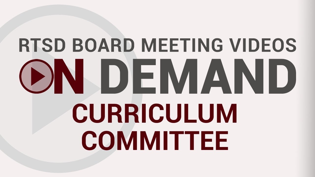 December 9, 2025 Curriculum Committee Meeting