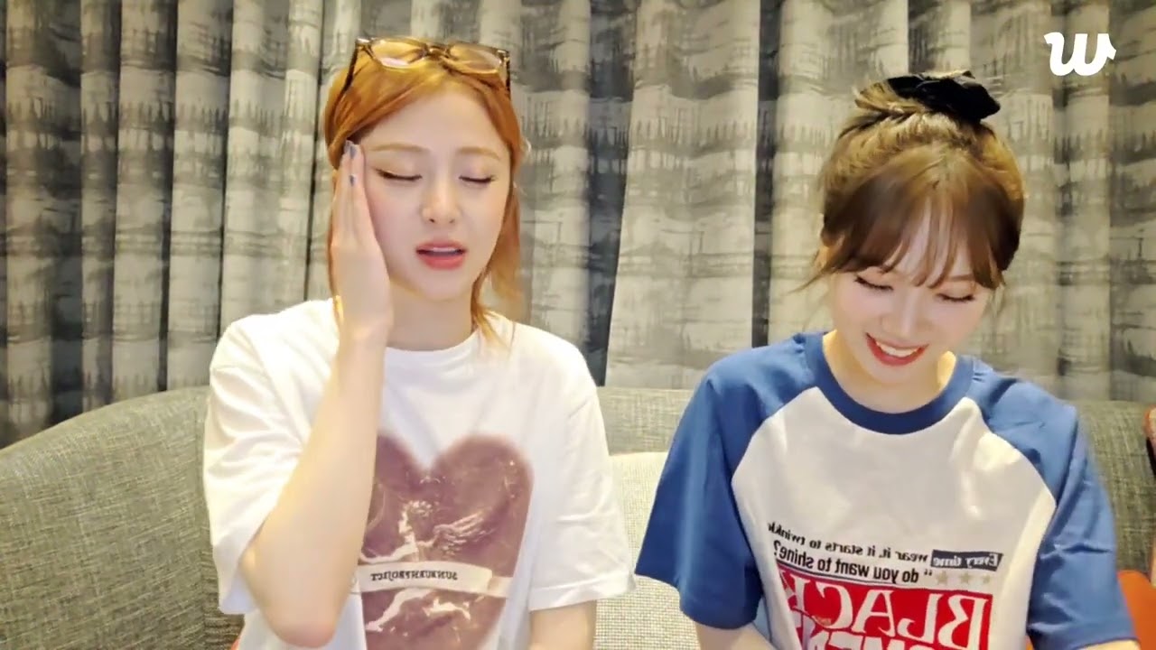 [MULTI SUB] LE SSERAFIM YUNJIN CHAEWON Weverse LIVE 