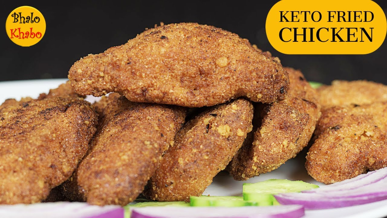 Keto (KFC style) Fried Chicken Recipe  | Keto Fried Chicken Breast | How to make Keto Fried Chicken