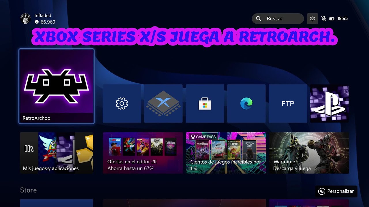 ‼ XBOX SERIES X/S JUEGA A RETROARCH.‼