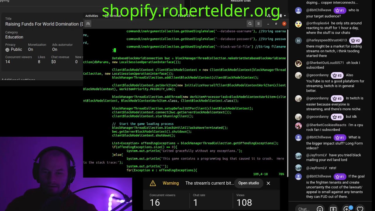 Raising Funds For World Domination (Day 284)