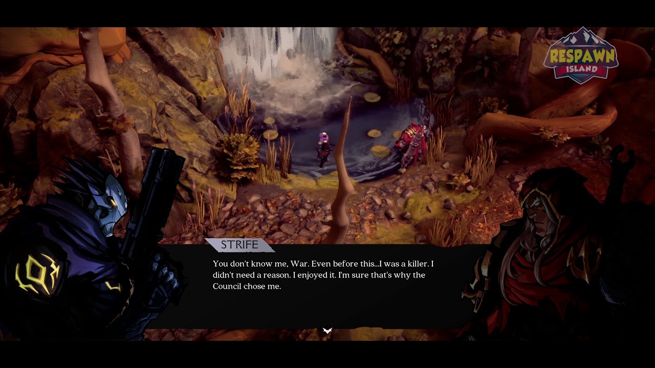 Страйф раскрывает своё военное прошлое — Darksiders Genesis Story