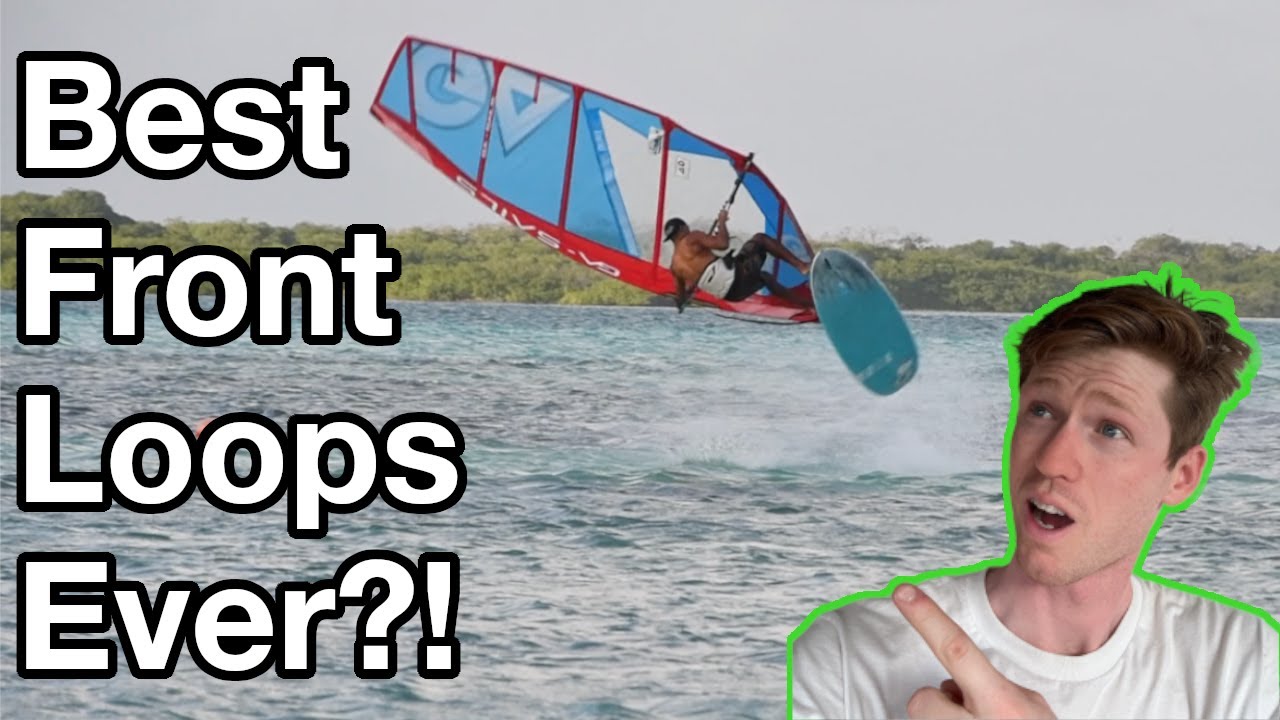 Best front loops ever?! Tonky Frans windsurfing in Bonaire
