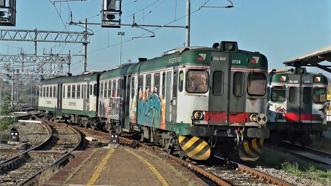 Le mitiche ed ultime ALN668 Trenord ad Alessandria per Pavia