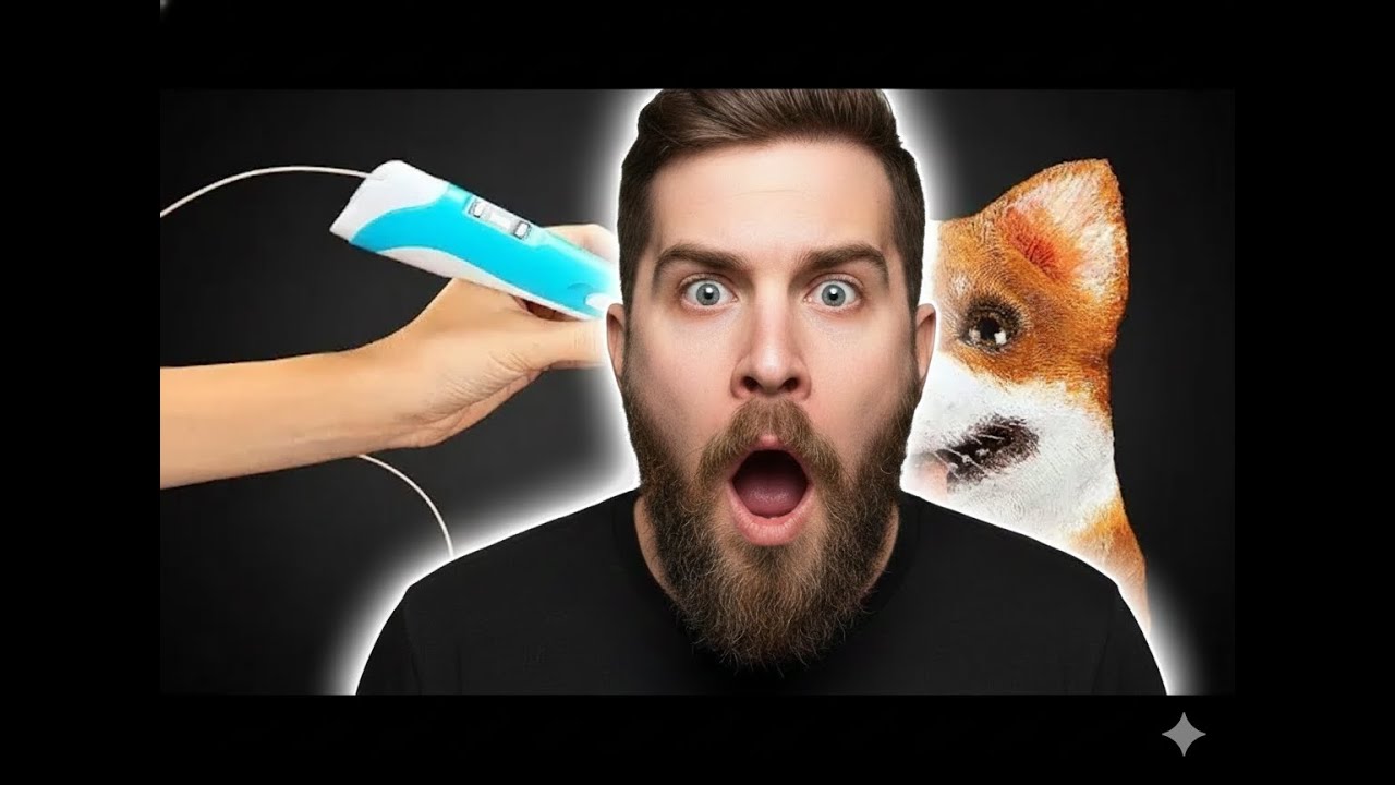 Corgi DIY con lápiz 3D