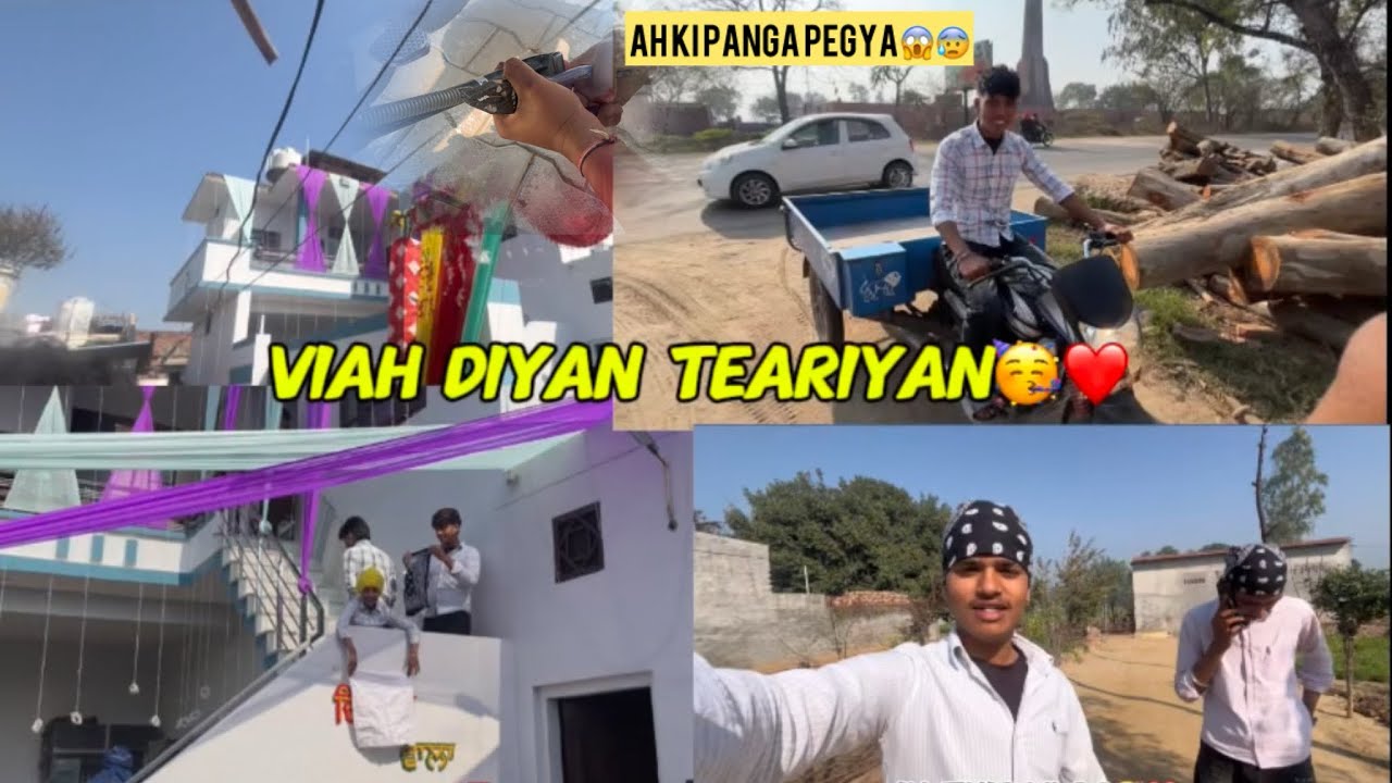 Bhn de viah diyan teariyan🥰❤️ah ki panga pegya😰😱