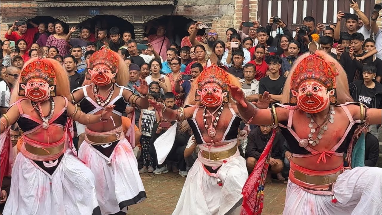 SINDYO TINUGU PYAKHA || POWERFUL DANCE OF SIMHA || NILBARAHI NAACH 2082