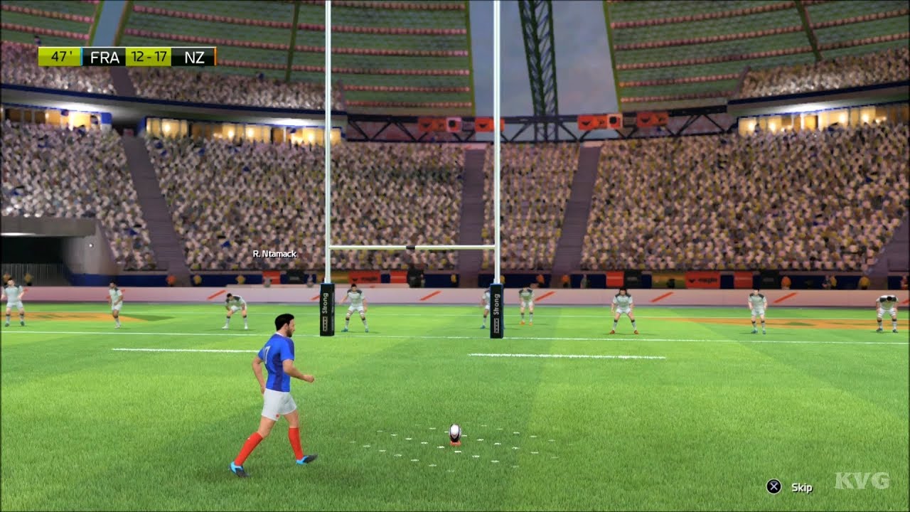 Rugby 20 - France vs New Zealand - Gameplay (PS4 HD) [1080p60FPS]