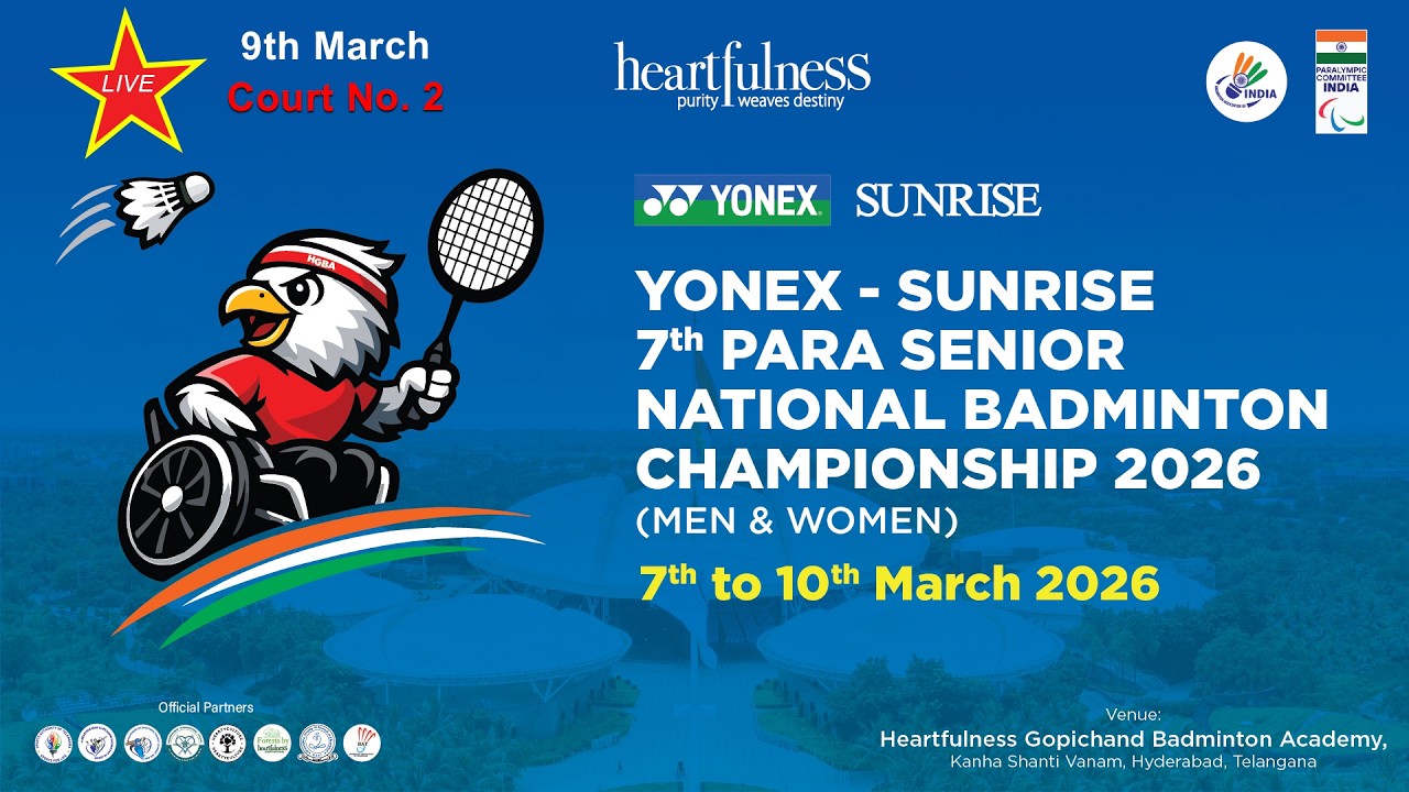 Day 3 - YONEX - SUNRISE 7th PARA SENIOR NATIONAL BADMINTON CHAMPIONSHIP - 2026 | (MEN & WOMEN)