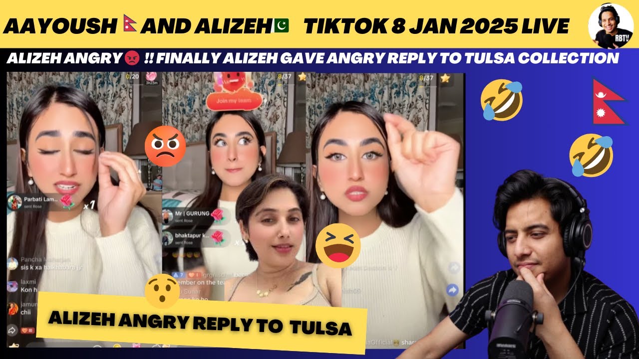 ALIZEH ANGRY 😡  !! FINALLY ALIZEH GAVE ANGRY REPLY TO TULSA COLLECTION 😳 | JAN 8 |REACTION VIDEO