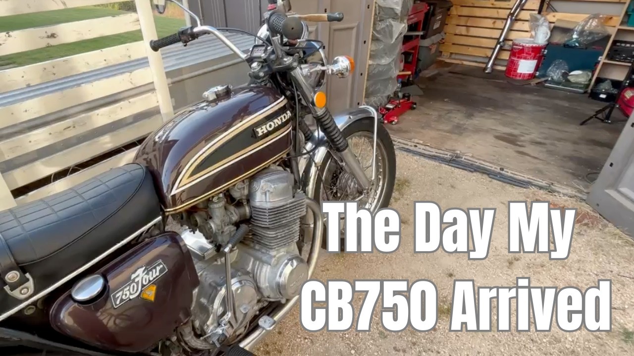 CB750 Arrived | Tank Issues, Engine Started