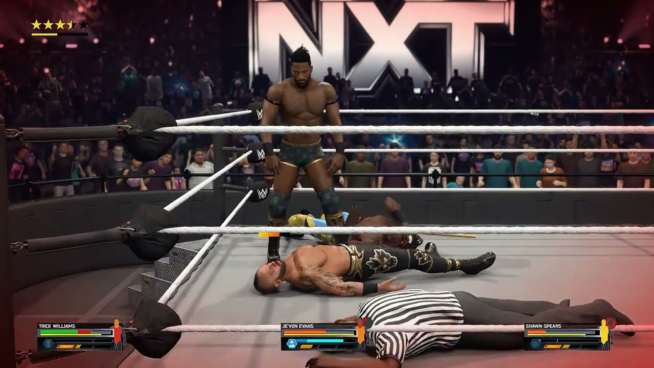 Trick Williams Vs Shawn Spears Vs Je'von Evans For the North American Championship [60Fps] WWE2K25