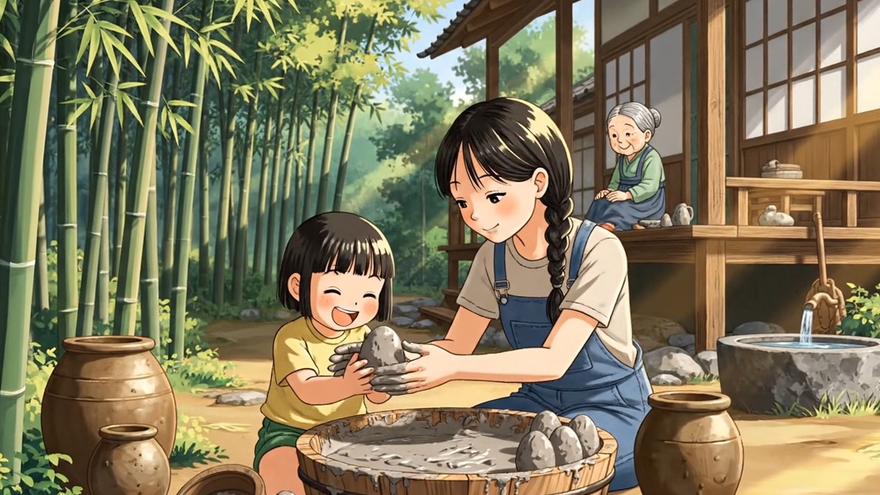 A Quiet Life in the Woods – Traditional Century  Eggs & Warm Pork Porridge