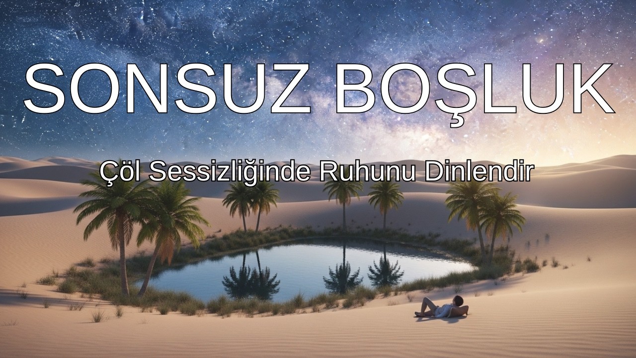 SONSUZ BOŞLUK | Çöl Sessizliğinde Derin Uyku Meditasyonu (3 Saat) | Mavi Gece Meditasyonu
