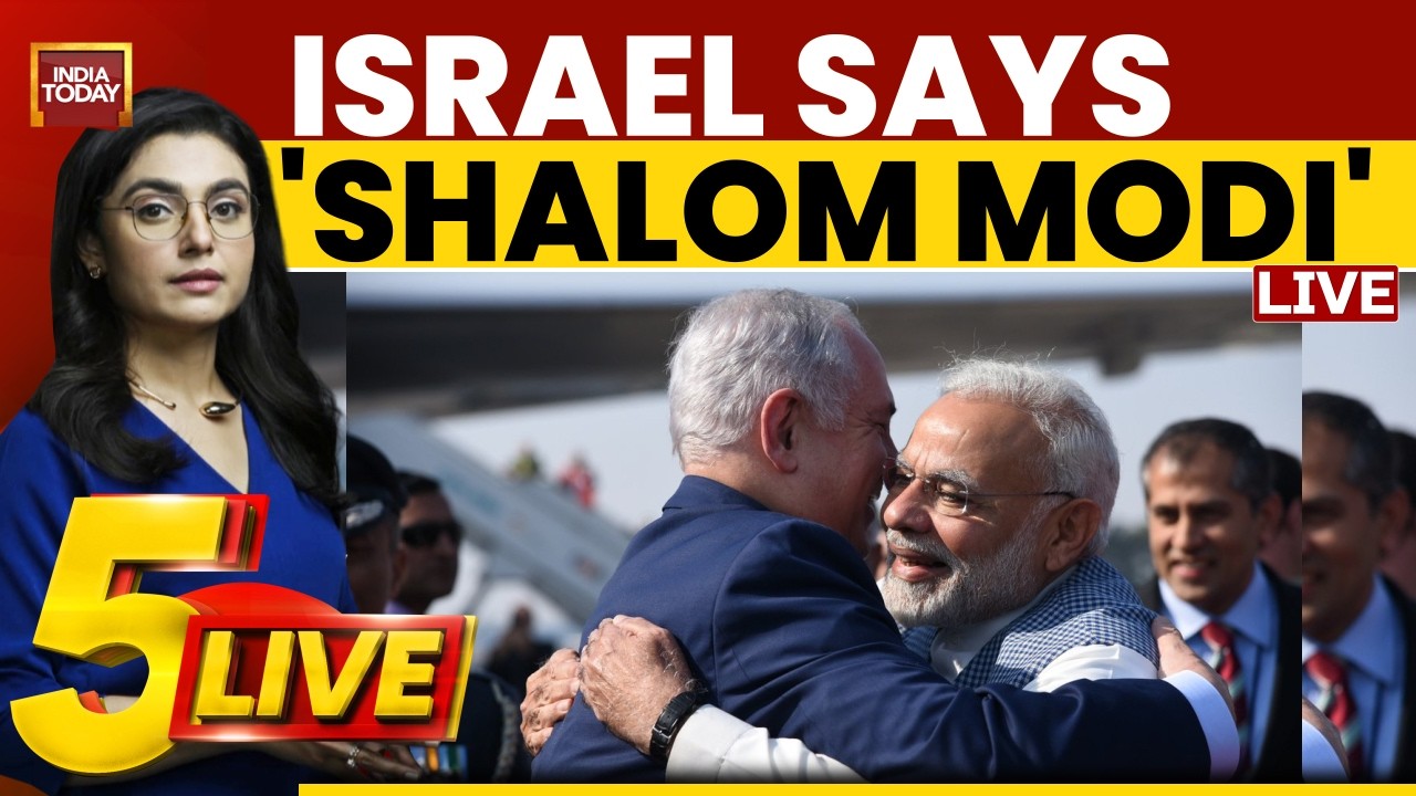 LIVE | PM Modi in Tel Aviv: Tech, War & Global Power Politics | 5ive Live with Sonal Mehrotra Kapoor