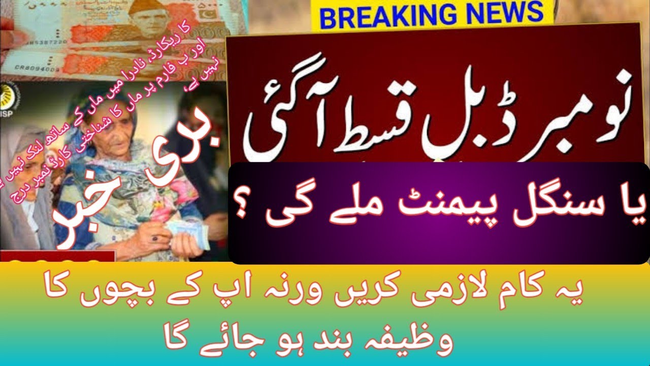 Latest Update About Benazir Income Support Program Beneficiaries | children's scholarship