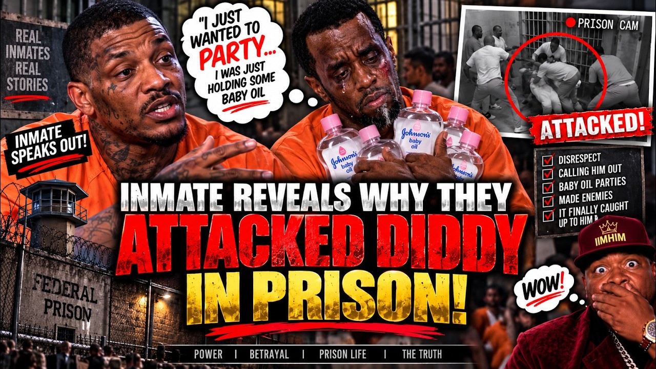 DIDDY attacked in prison! Inmate reveals Diddy was attacked because OF TUPAC SHAKUR.