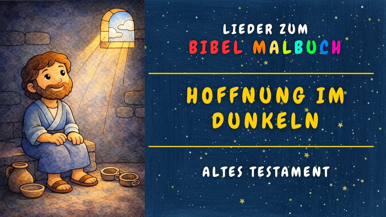 Hoffnung im Dunkeln – Kinderlied zum Bibel Malbuch für Kinder - Altes Testament