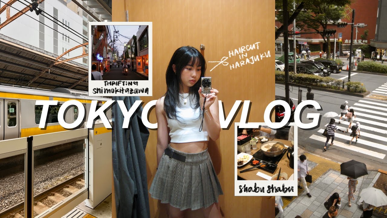 TOKYO VLOG ~ getting my haircut at a celebrity salon, exploring the city, lots of good food...etc.