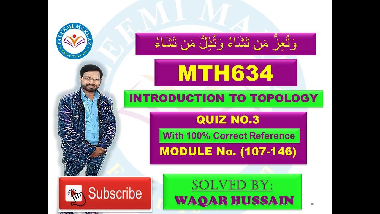 MTH634 quiz no 3 2022 solution by taleemi markaz part 1