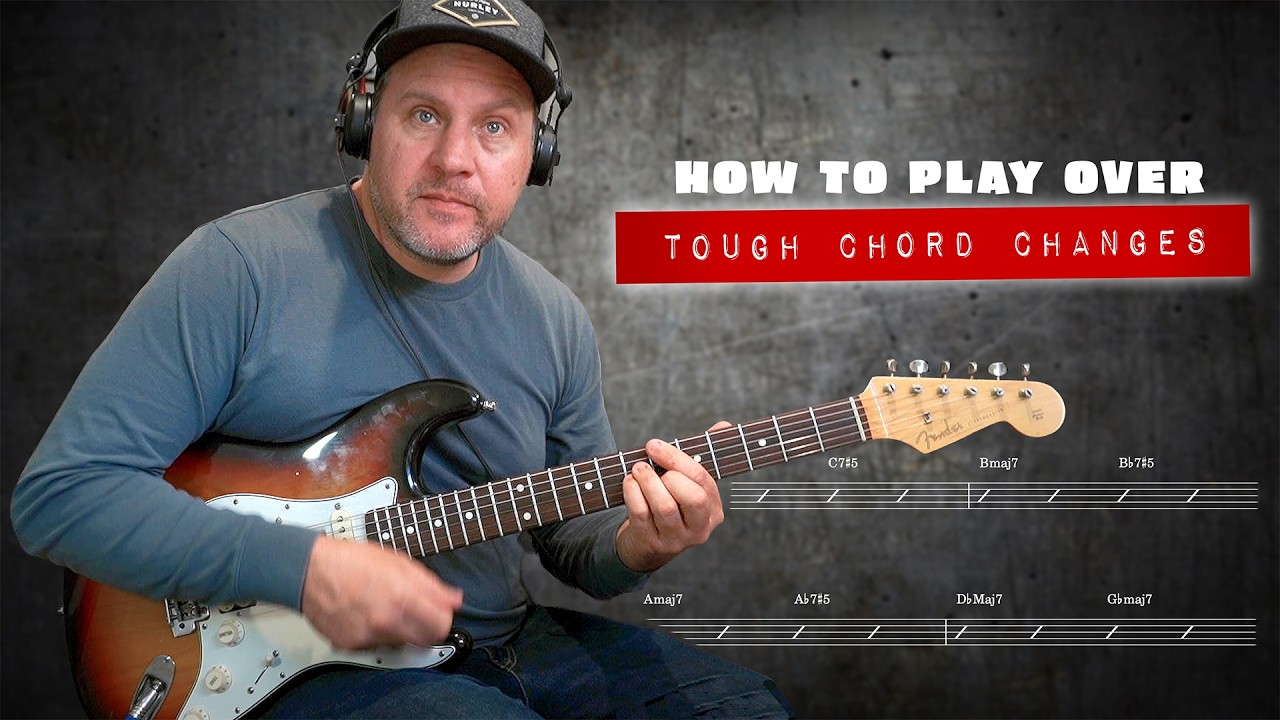 How to Solo Over Complex Chord Progressions | Guitar Improvisation Lesson