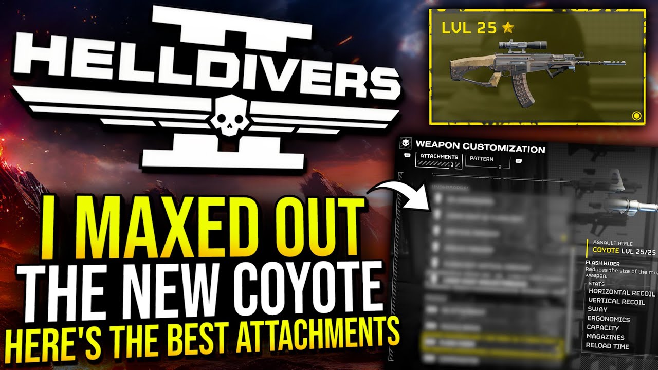 Helldivers 2 - I Max Leveled the new AR-2 Coyote, Here's some Tips