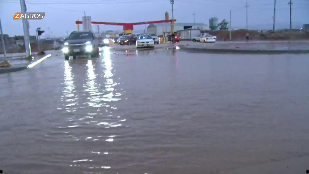 مباشر.. فيضانات في القرية الكورية بمحافظة #أربيل