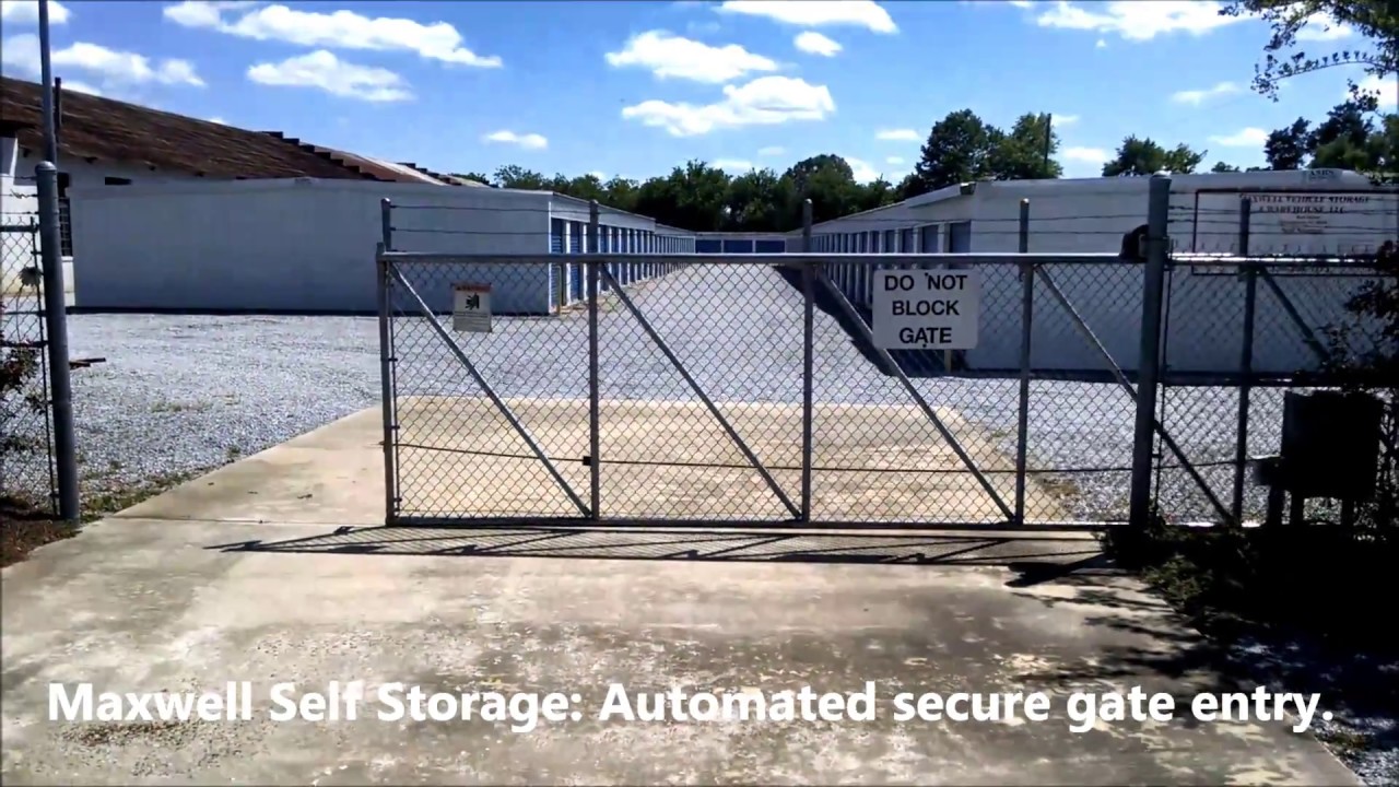 Secure Storage Facility in Montgomery, AL | Maxwell Self Storage