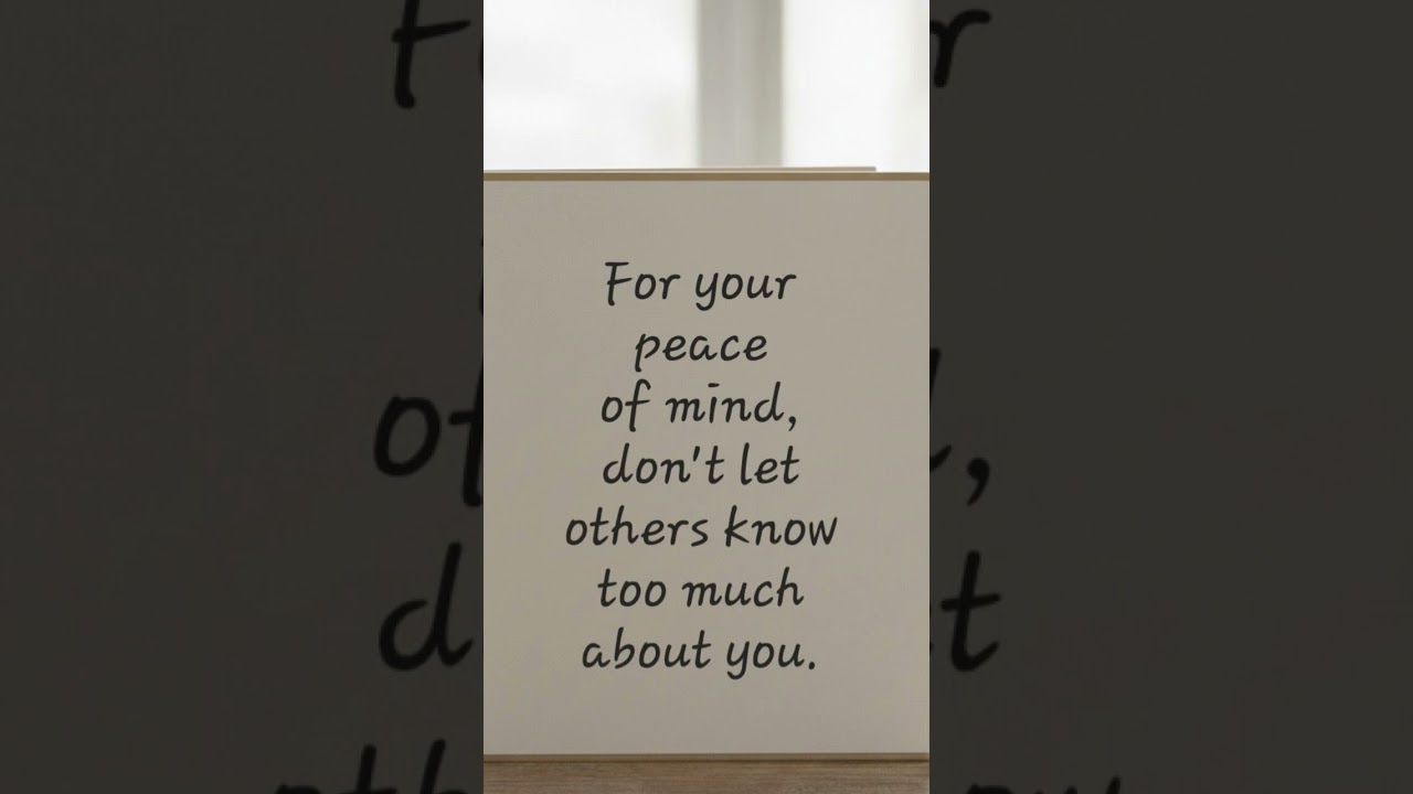 For your peace of mind...