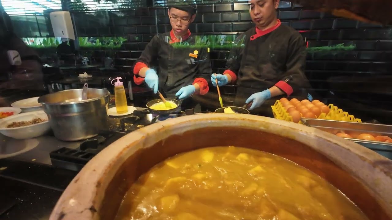 Sarapan pagi di 10binjai hotel Perdana Kuala Lumpur.