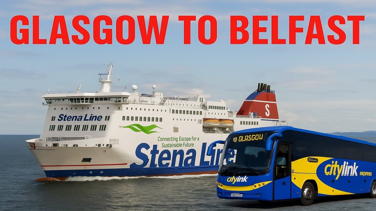 GLASGOW To BELFAST Ferry Stena Line & Citylink Bus