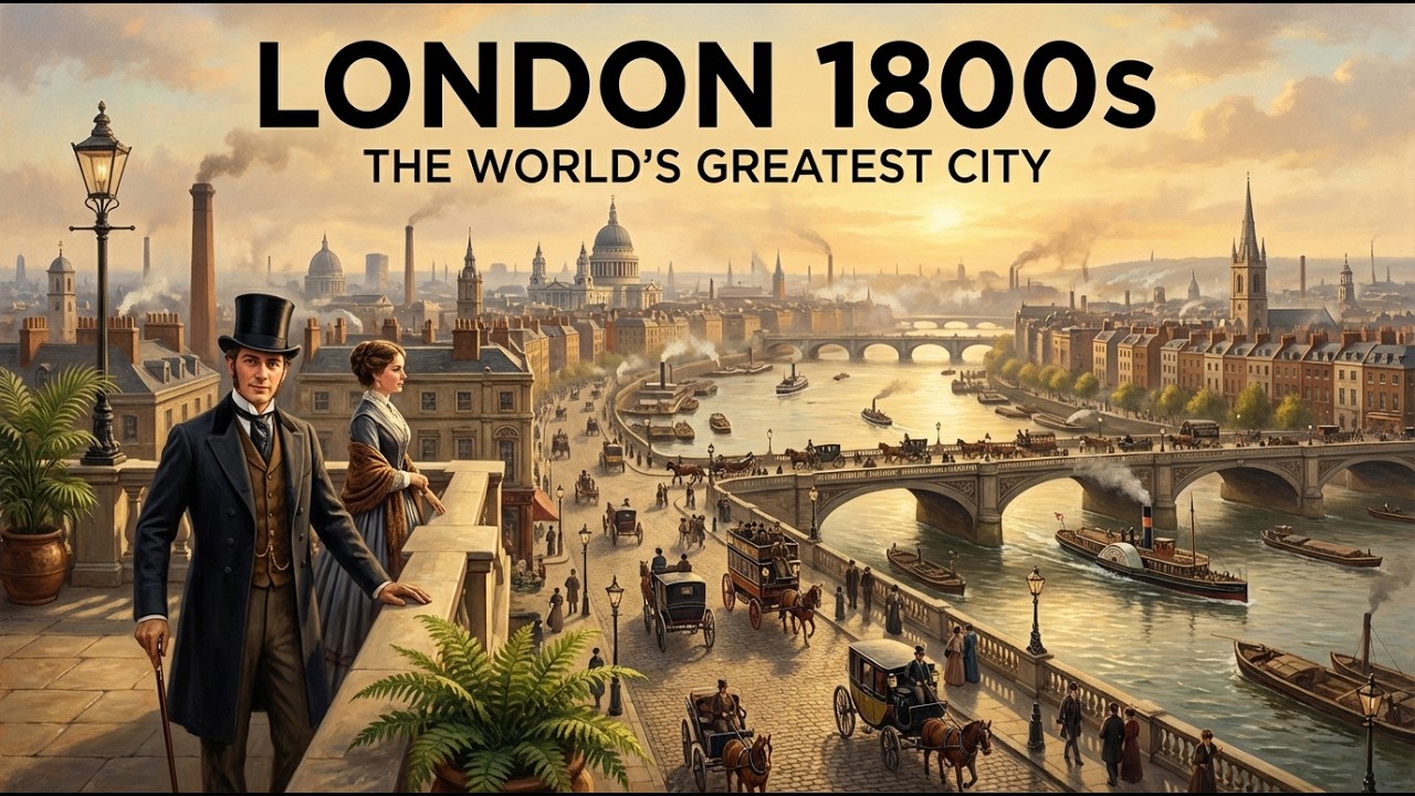 London in the 19th Century: The Rise of the World’s Greatest City (AI Reconstruction)