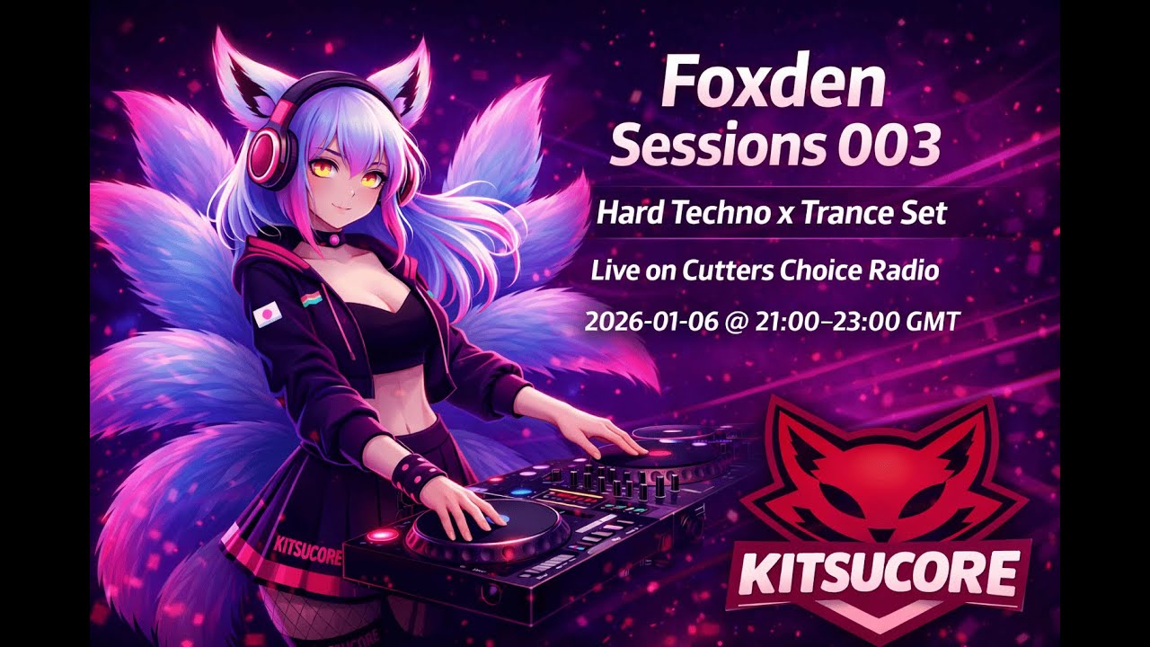 Foxden Sessions #003 (Cutters Choice Radio) ­— Hard Techno x Trance