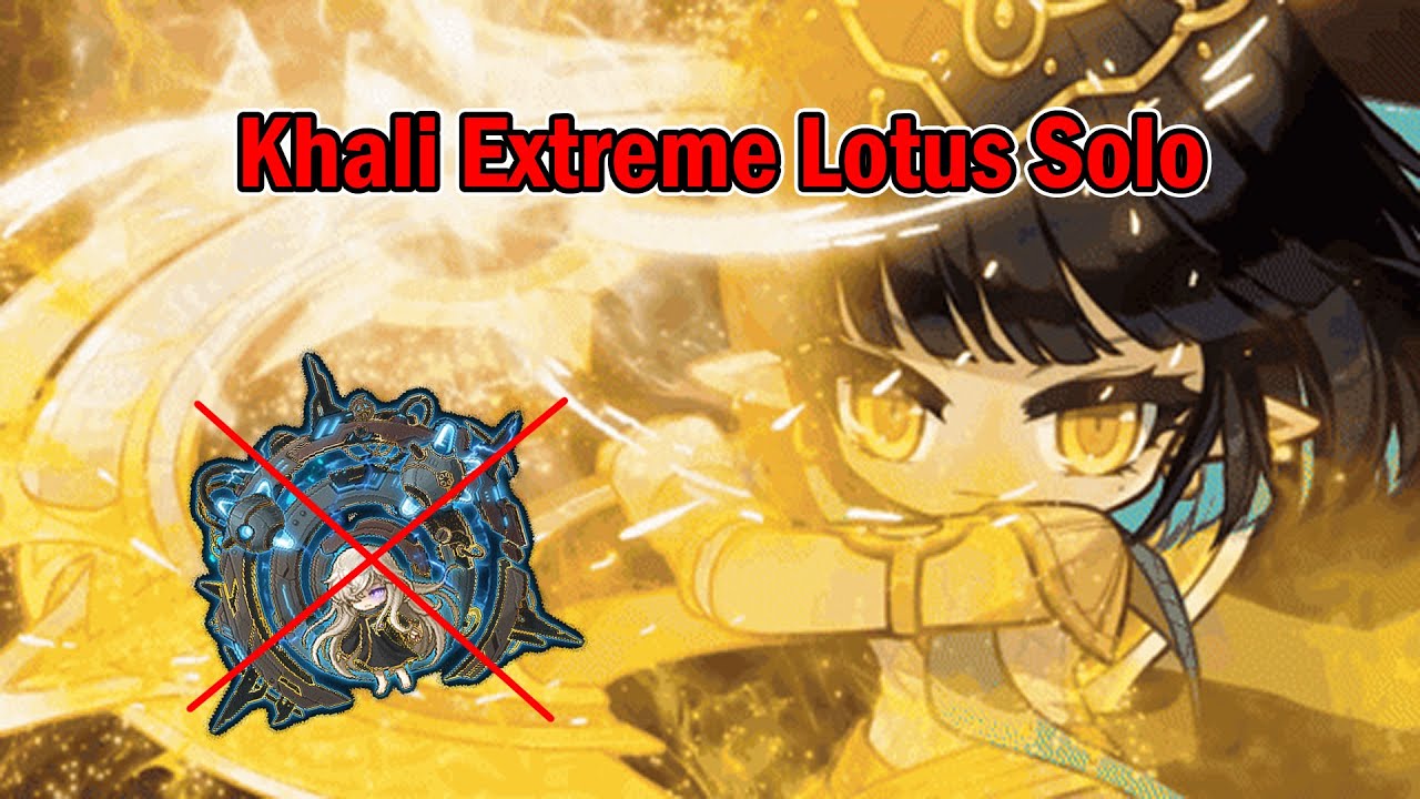 Maplestory Khali Extreme Lotus Solo Post M3/M4 78.6K HEXA