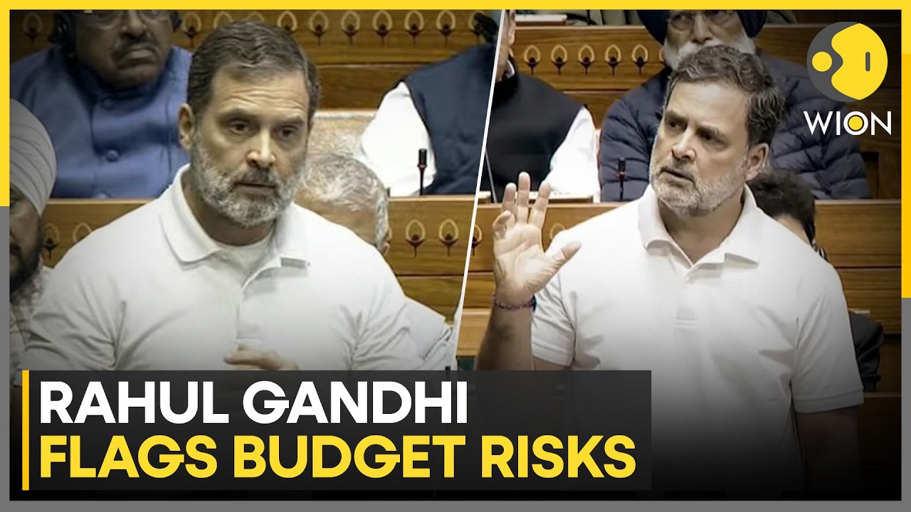 Parliament Budget Session: Rahul Gandhi Highlights Risks in Parliament Budget Session | WION