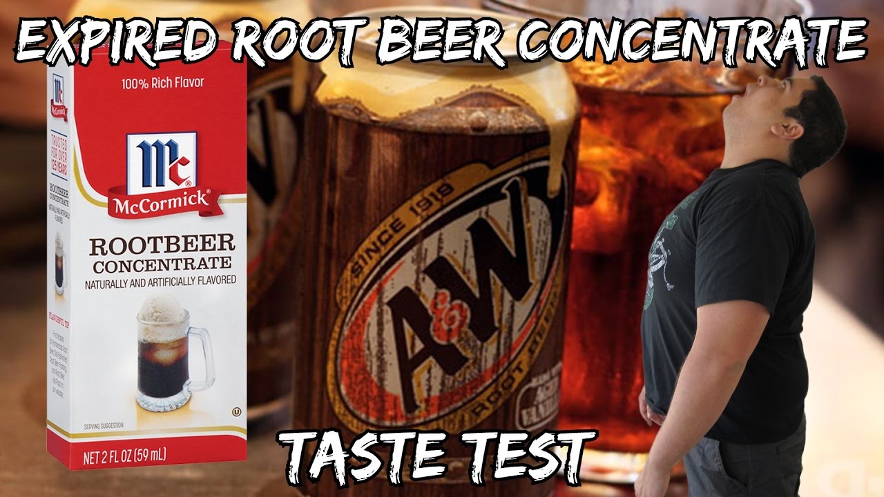 Expired Root Beer Concentrate Taste Test
