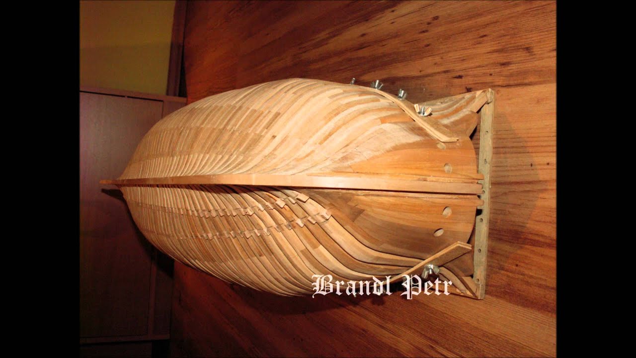 Historic ship model Le Fleuron 1729 part  3