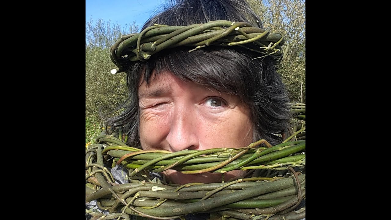 How to make a goat willow wreath