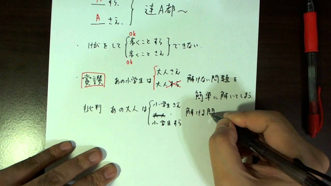 日本語Q&A（「～すら、～さえ、～まで」的區別）