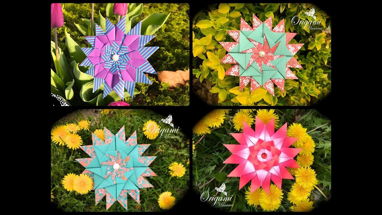 Origami Maniacs 318: Fantasy Star (4 Variations)