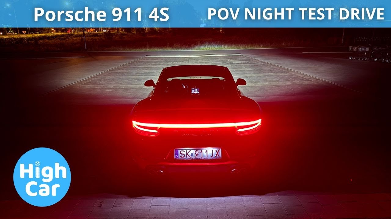 PORSCHE 911 (991) CARRERA 4S 2016  [3.0 420HP] | POV NIGHT TEST DRIVE 4K